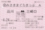 みさきまぐろきっぷA券