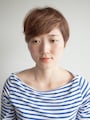 分け目が自然に隠れた状態