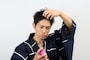 浴衣,男,髪型,髪,ロング,セット,ウケ,似合う,髪の毛,短髪,好き,ヘアスタイル,ヘア,浴衣に似合うヘア,浴衣,メンズヘア,ベリーショート,ウェービーパーマ