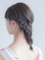 トリプルブレイド（三つ編み）ヘアアレンジ
