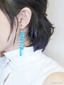 ターコイズのイヤリング