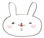 うさぎ　動物　イラスト　カラー　かわいい
