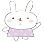うさぎ　動物　イラスト　カラー　かわいい
