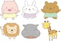動物のイラストカット集