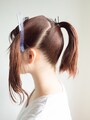 子供のお団子ヘア