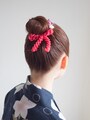子供の髪型に！夏祭りや発表会に似合う簡単アップヘア