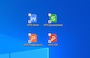 ▼マルチコンポーネントモード：「WPS Writer」や「WPS Spreadsheets」などのアプリケーションごとのアイコンが用意されます。
