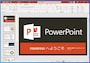 PowerPoint：PowerPointは、テーマを切り替えるだけでデザインを切り替えられます。設定したデザインを、WPS Presentationで再現できるかどうかがポイントです