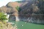秩父湖を囲む紅葉（撮影2015年11月21日）
