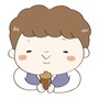 秋　イラスト　男の子　カラー　かわいい　どんぐり