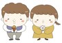 秋　イラスト　男の子　女の子　カラー　かわいい　