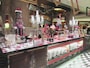 ヒルトン東京 マーブルラウンジ エントランス付近のブッフェ台