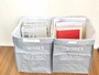 大きめサイズのバッグコンテナは新聞ストッカーにもぴったり！