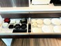 左側が和食用、右側が洋食用と分類