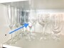 同じ種類のグラス類は手前から奥に縦に並べると使いやすい
