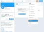 右上のアイコンをクリックして［ログアウト］をクリック