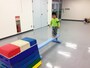 体操教室で、跳び箱や平均台にチャレンジ！