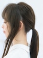 キレイに分けとらずザックリと分けとると、ナチュラルに仕上がる