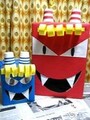 空き箱で節分製作・工作 鬼のお面