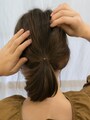 鏡で確認しながら少しづつ引張る