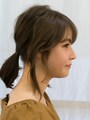きっちりと分けとらず、ザックリ分けとるとナチュラルに仕上がる