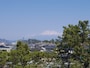 屋上から眺める富士山