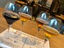 クラフトビールの飲み比べメニューも！