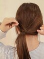 引っ張りながら巻きつけます