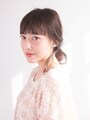 ルーズな一つ結びの作り方