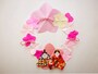 折り紙ひな祭りリース お雛様・お内裏様・桃の花