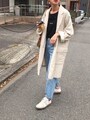 ゆったりしつつルーズになり過ぎないスラウチテーパードアンクルジーンズ　出典：WEAR