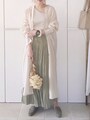 着ぶくれせずに淡いカラーが楽しめるのも魅力　出典：WEAR