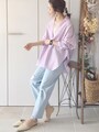 太もも部分は太めなので、座っても楽チンなのが嬉しい　出典：WEAR