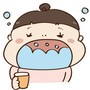 イラスト　うがい　女の子　無料　カラー