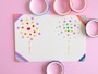 絵葉書 夏 手作り 作り方 マスキングテープで飾り付け