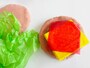 おうちでハンバーガー屋さんごっこ 軽量紙粘土工作