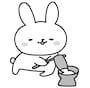 お月見イラスト    月見 十五夜　うさぎ　無料 フリー かわいい モノクロ