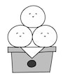 お月見イラスト 月見 十五夜 お月見団子 無料 フリー かわいい モノクロ