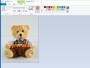 テキスト入力後、テキストを選択してフォントやサイズを調整し、文字の位置を調整します。