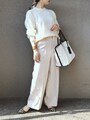 ざっくり感のあるニットはメンズで大きめサイズを選ぶのも手です　出典：WEAR