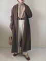 ロング丈やオーバーサイズなど重たいアウターに合わせるとちょうどよし　出典：WEAR