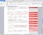 WPS Writer：デザインは異なりますが、履歴は正確に表示されています。また、手書きのコメントも正しく表示されています。手書き文字を入力する機能はありませんが、インク機能で描かれた線は再現できるので、表示に関してはまったく問題ありません。