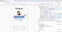 デベロッパーツールからInstagramにログインする画面