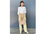 とろみ素材は体のラインに沿ってくれるのでほっそり見えます　出典：WEAR