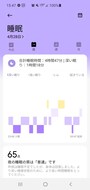 睡眠（アプリ「Xiaomi Wear」で表示）