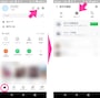 LINEの「ホーム」から「友だち追加」アイコンをタップし、次の画面で「QRコード」をタップ