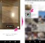 「マイQRコード」と表示された右隣の、小さな写真（画像）のアイコンをタップ。保存しておいた「友だち」追加用の「QRコード」をタップすると、「友だちを追加」画面が表示されるので、「追加」をタップすれば完了