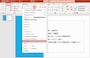 タイトルの文字をドラッグし、続けて「Ctrl」キーを押しながら箇条書きの文字をドラッグして、「ホーム」タブの「フォント」ボタンから「メイリオ」をクリックする。メイリオやゴシック体はパソコン画面でも見やすい