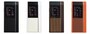 amadanaがデザイン面を担当したNECの「N705i」。amadana black、amadana white、brownish wood、ultimate orangeの全4色のラインナップ