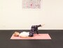 エクササイズ2：吐く息とともに片脚を床から離し、骨盤ニュートラルポジションキープ